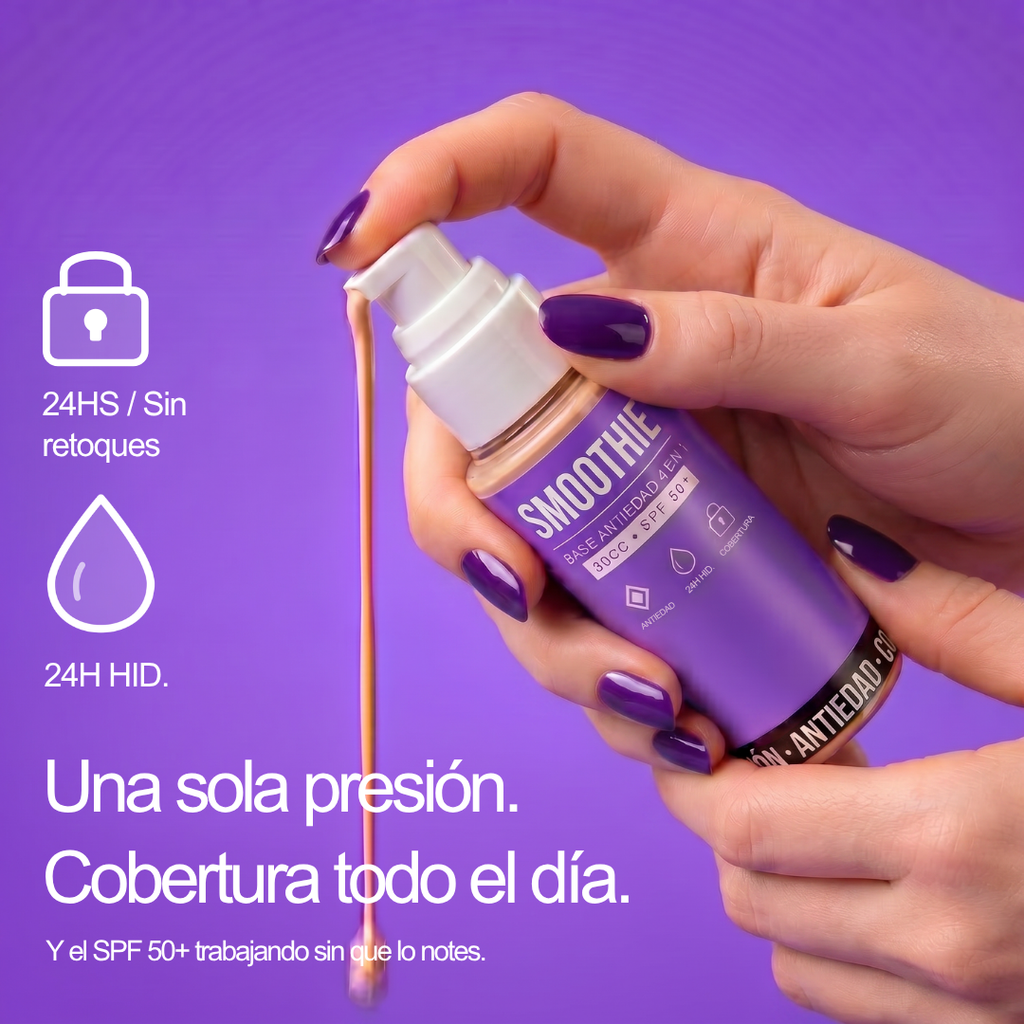 Base CC Cream Antiedad 4 en 1