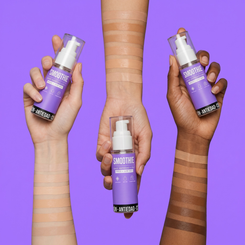 Base CC Cream Antiedad 4 en 1